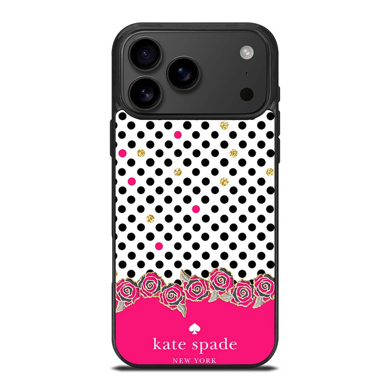 KATE SPADE PINK POLKADOTS iPhone 17 Pro Max Case Cover
