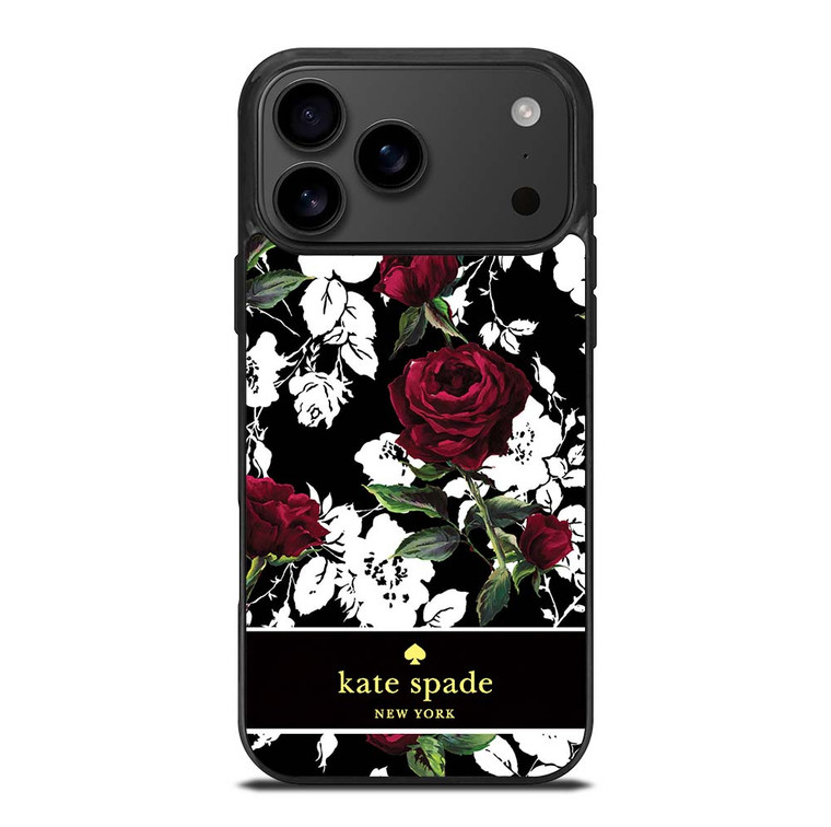 KATE SPADE ROSE RED WHITE iPhone 17 Pro Max Case Cover
