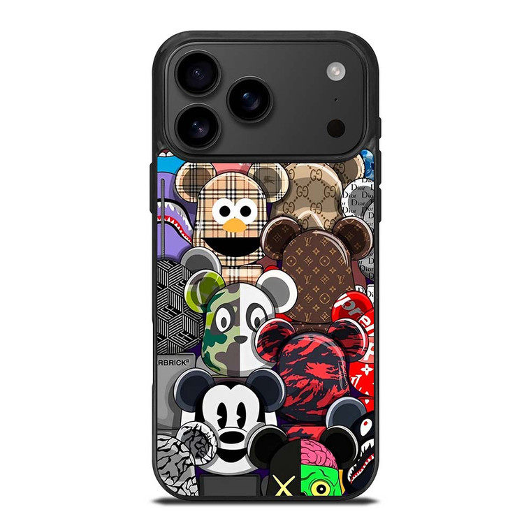 KAWS ALL CHARACTER ICON iPhone 17 Pro Max Case Cover