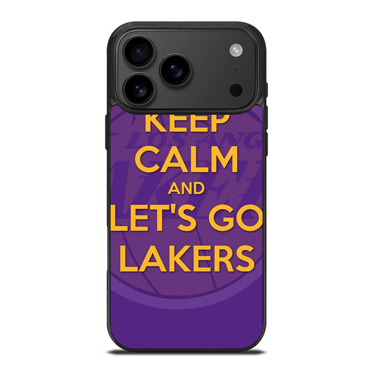 KEEP CALM AND GO LAKERS iPhone 17 Pro Max Case Cover