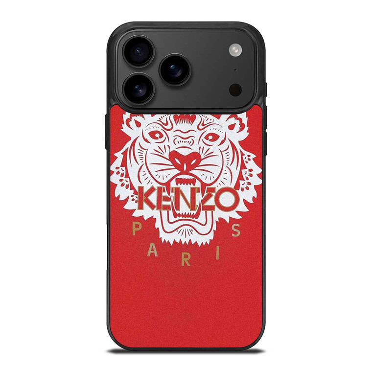 KENZO PARIS TIGER RED iPhone 17 Pro Max Case Cover