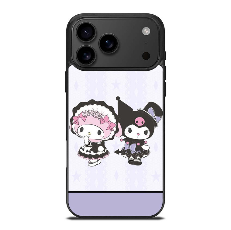 KUROMI AND MELODY ANIME iPhone 17 Pro Max Case Cover