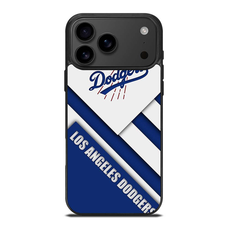 LA DODGERS WHITE BLUE STRIPS iPhone 17 Pro Max Case Cover
