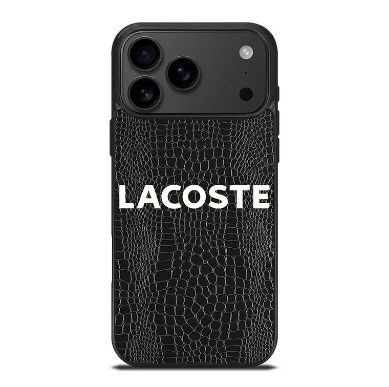 LACOSTE CROCODILE SKIN iPhone 17 Pro Max Case Cover