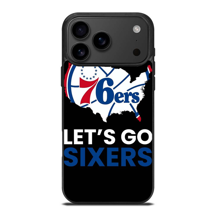 LETS GO PHILADELPHIA 76ERS NBA BASKETBALL 2 iPhone 17 Pro Max Case Cover