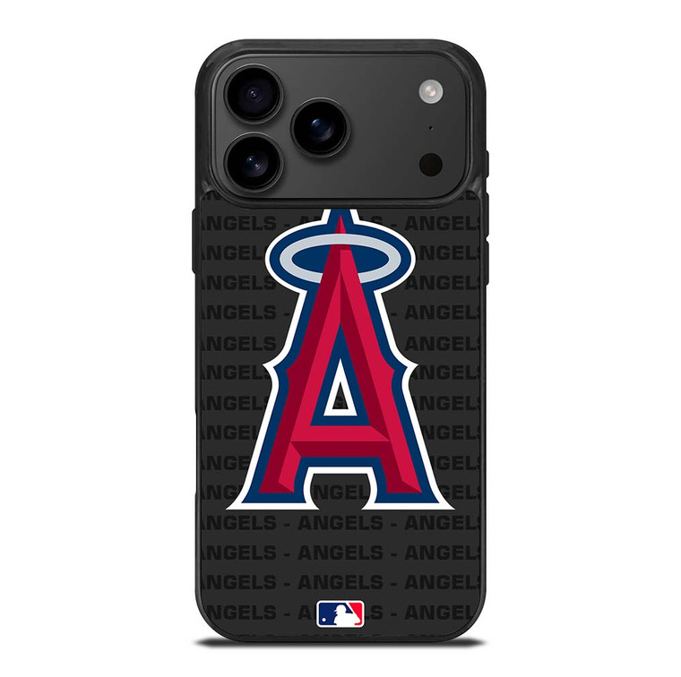 LOS ANGELES ANGELS BASEBALL BLACK iPhone 17 Pro Max Case Cover