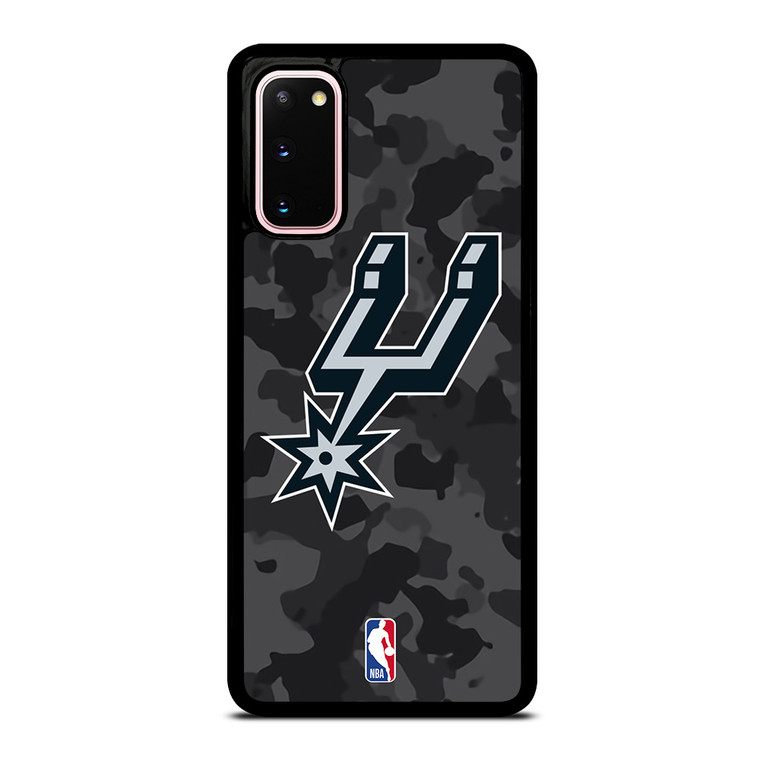SAN ANTONIO SPURS BLACK CAMO Samsung Galaxy S20 Case Cover