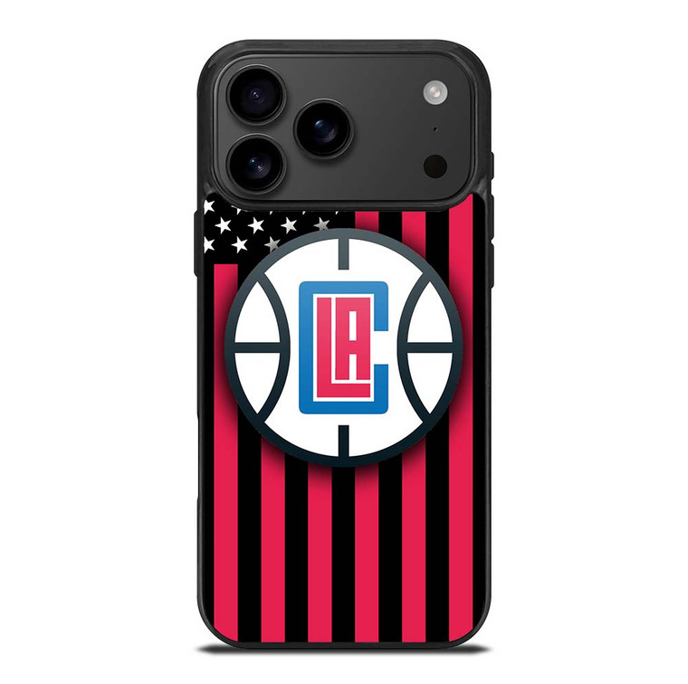 LOS ANGELES CLIPPERS NBA USA FLAG iPhone 17 Pro Max Case Cover