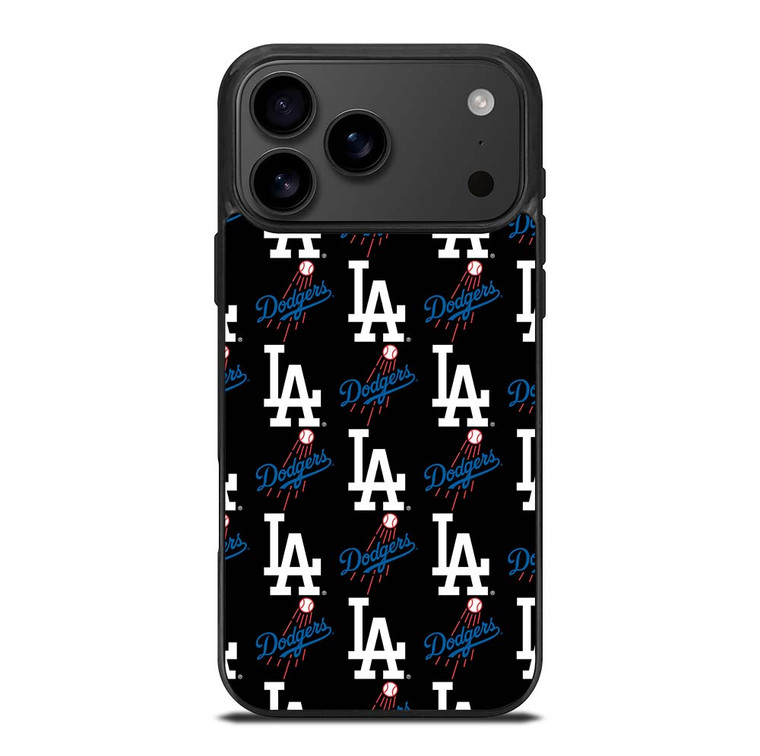 LOS ANGELES DODGERS BASEBALL PATTERN iPhone 17 Pro Max Case Cover