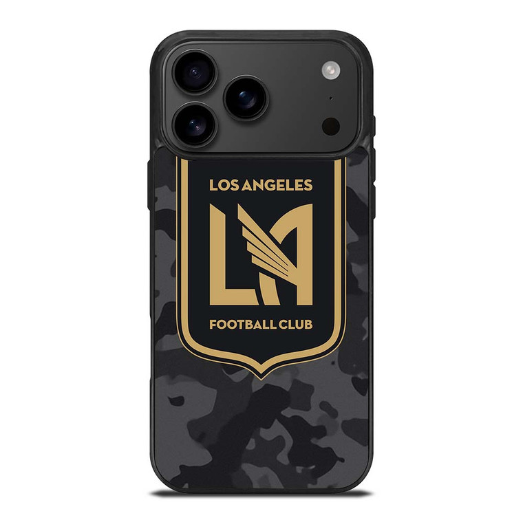 LOS ANGELES FC MLS BLACK CAMO iPhone 17 Pro Max Case Cover