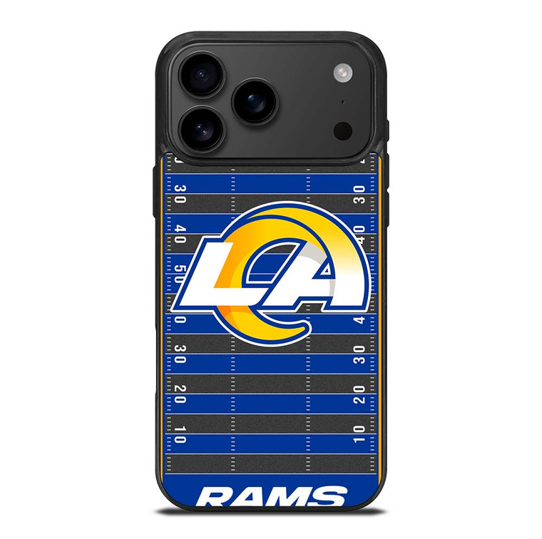 LOS ANGELES RAMS FOOTBALL FIELD iPhone 17 Pro Max Case Cover
