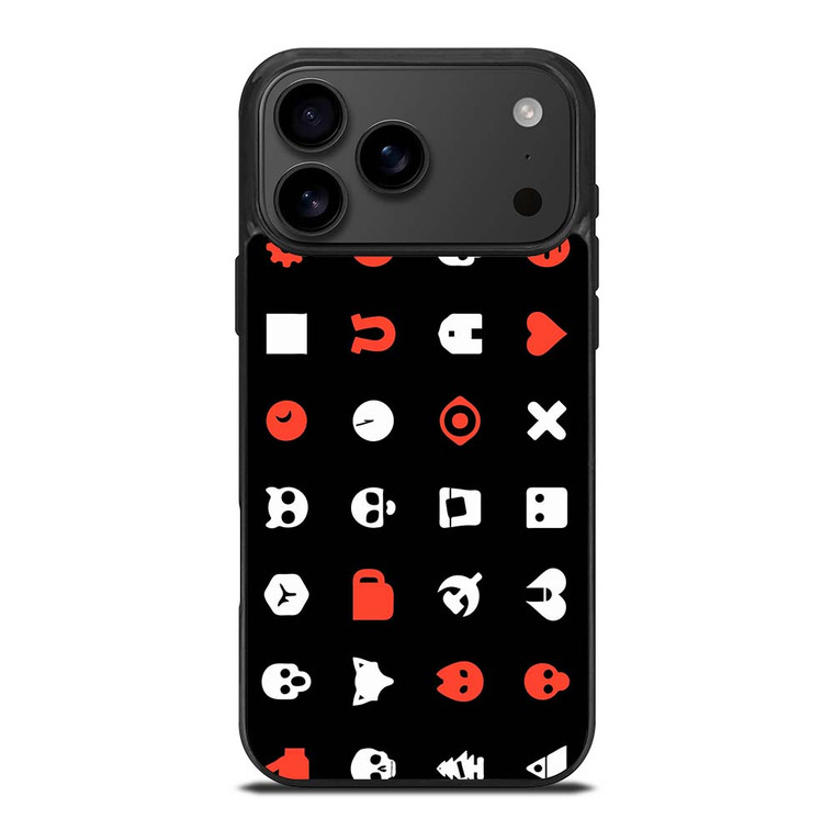LOVE DEATH AND ROBOTS PATTERN iPhone 17 Pro Max Case Cover