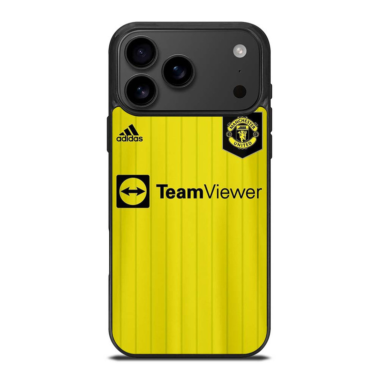 MANCHESTER UNITED GREEN AWAY JERSEY iPhone 17 Pro Max Case Cover