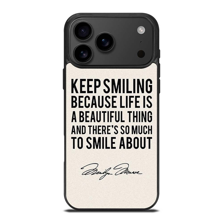 MARILYN MONROE QUOTES iPhone 17 Pro Max Case Cover