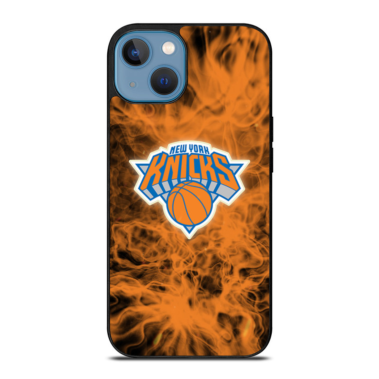 NEW YORK KNICKS BASKETBALL NBA FIRE iPhone 13 Case Cover NEW YORK KNICKS BASKETBALL NBA FIRE iPhone 13 Case Cover