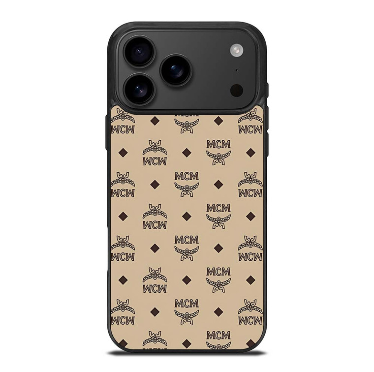 MCM MICHAEL CROMER MUNICH LOGO ICONS iPhone 17 Pro Max Case Cover