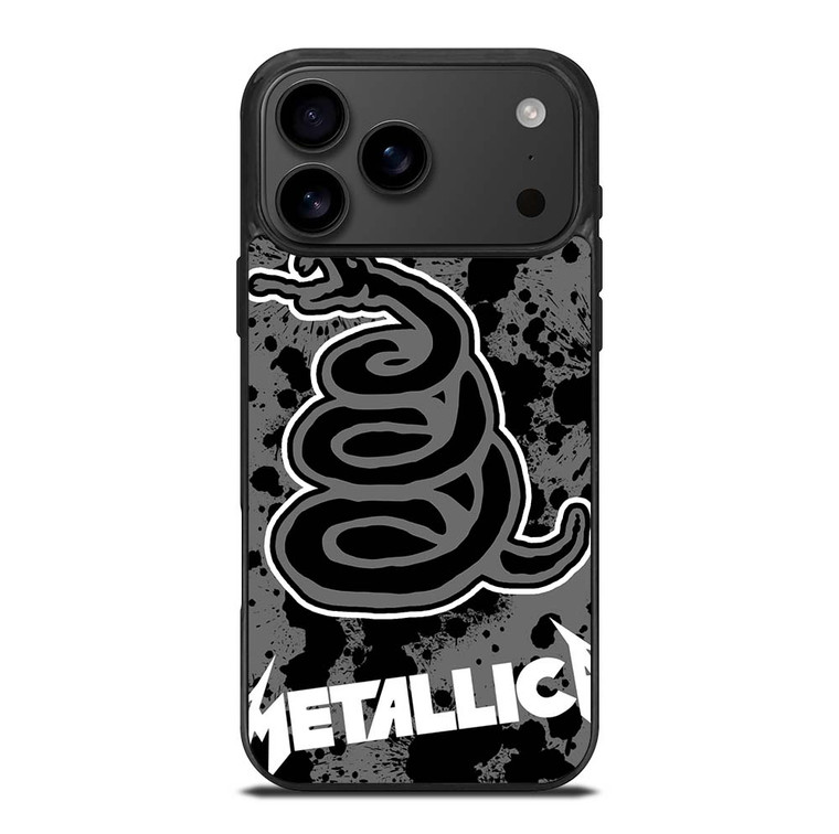 METALLICA BAND BLACK SNAKE iPhone 17 Pro Max Case Cover