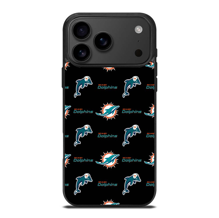MIAMI DOLPHINS FOOTBALL PATTERN iPhone 17 Pro Max Case Cover