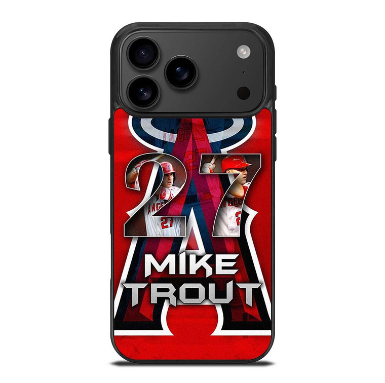 MIKE TROUT LOS ANGELES ANGELS iPhone 17 Pro Max Case Cover