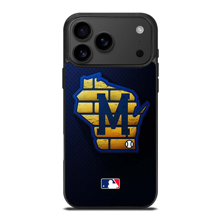 MILWAUKEE BREWERS MLB BASEBALL ICON iPhone 17 Pro Max Case Cover