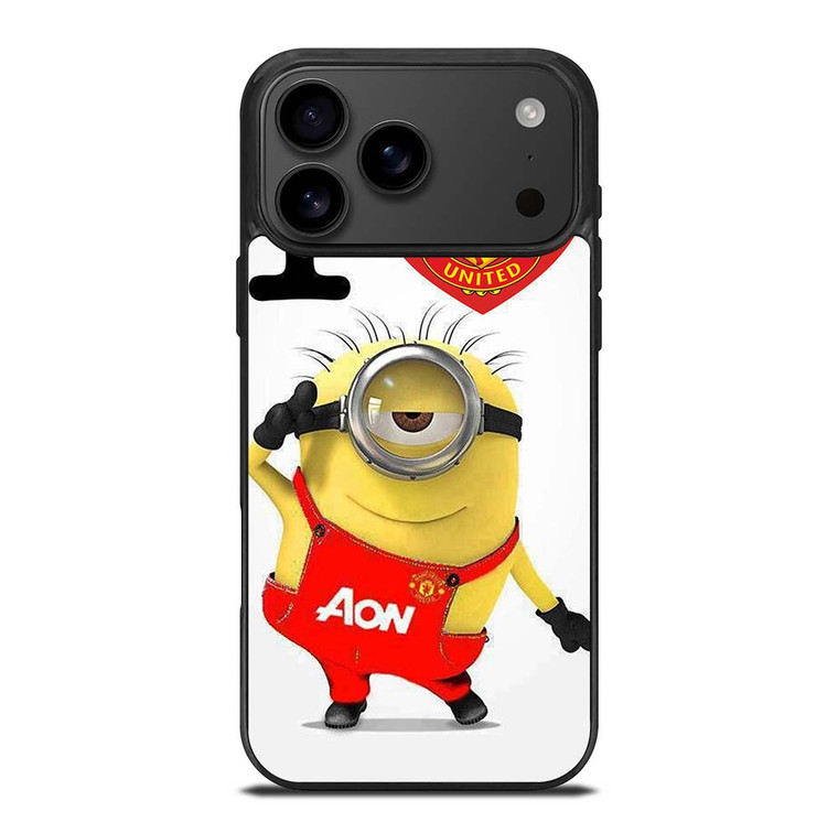MINIONS LOVE MANCHESTER UNITED iPhone 17 Pro Max Case Cover