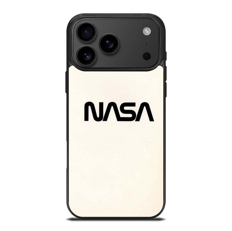 NASA LOGO WHITEI CON iPhone 17 Pro Max Case Cover