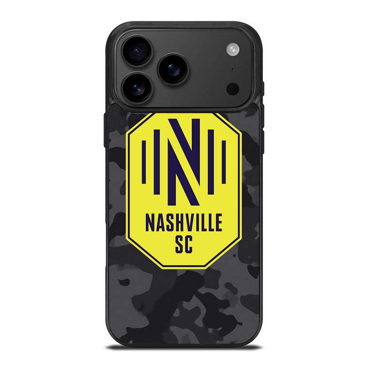 NASHVILLE SC MLS BLACK CAMO iPhone 17 Pro Max Case Cover