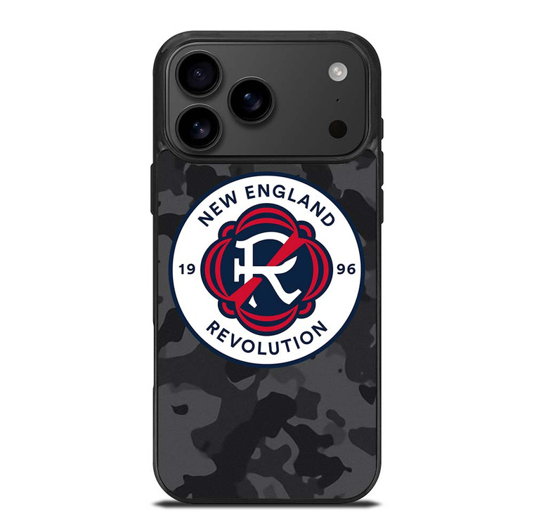 NEW ENGLAND REVOLUTION MLS BLACK CAMO iPhone 17 Pro Max Case Cover