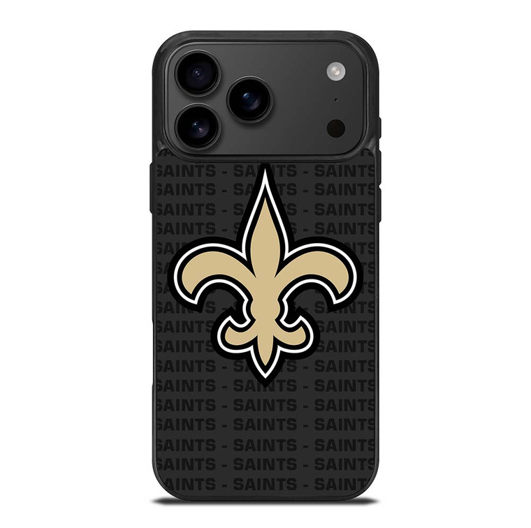 NEW ORLEANS SAINTS FOOTBALL TEXT iPhone 17 Pro Max Case Cover