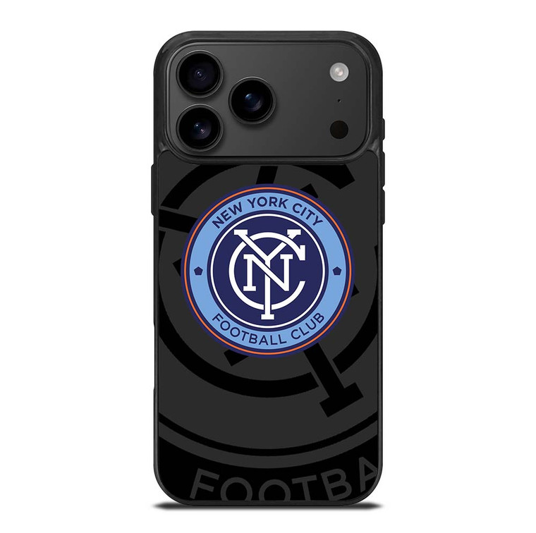 NEW YORK CITY FC MLS BLACK iPhone 17 Pro Max Case Cover