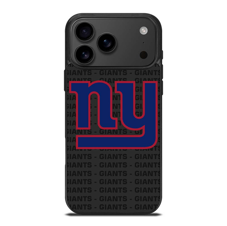 NEW YORK GIANTS FOOTBALL TEXT iPhone 17 Pro Max Case Cover