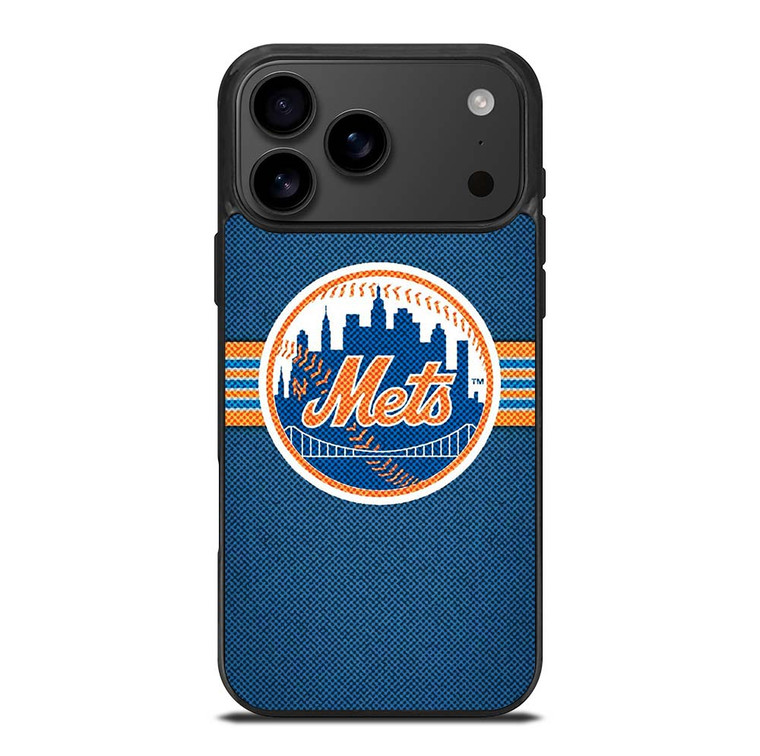 NEW YORK METS MLB BASEBALL LOGO iPhone 17 Pro Max Case Cover