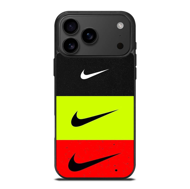 NIKE SWOOSH STRIPE COLORS iPhone 17 Pro Max Case Cover