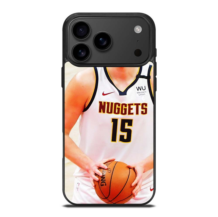 NIKOLA JOKIC DENVER NUGGETS 4 iPhone 17 Pro Max Case Cover
