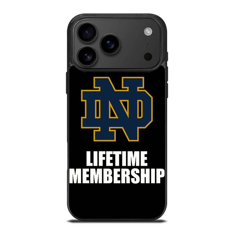 NOTRE DAME FIGHTING IRISH MEMBERSHIP iPhone 17 Pro Max Case Cover