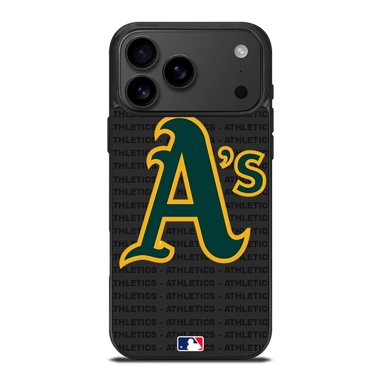 OAKLAND ATHLETICS BASEBALL BLACK iPhone 17 Pro Max Case Cover
