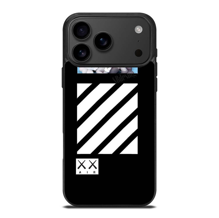 OFF WHITE KAWS AIR iPhone 17 Pro Max Case Cover