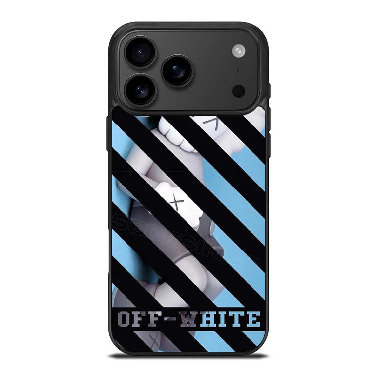 OFF WHITE X KAWAII iPhone 17 Pro Max Case Cover