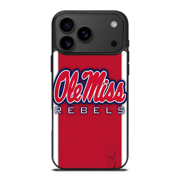 OLE MISS REBELS FOOTBALL iPhone 17 Pro Max Case Cover