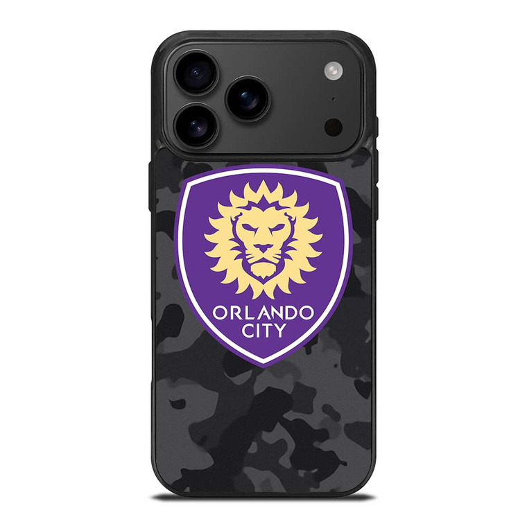 ORLANDO CITY SC MLS BLACK CAMO iPhone 17 Pro Max Case Cover