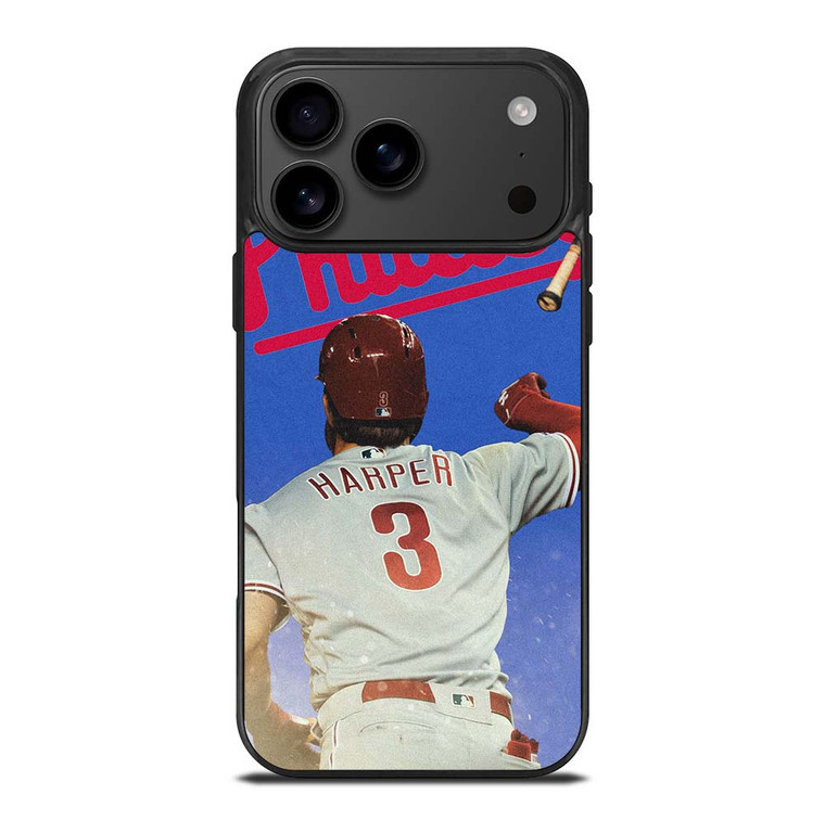 PHILADELPHIA PHILLIES BRYCE HARPER iPhone 17 Pro Max Case Cover