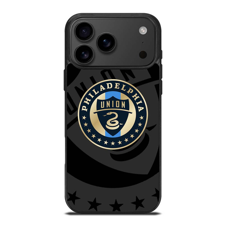PHILADELPHIA UNION MLS BLACK iPhone 17 Pro Max Case Cover