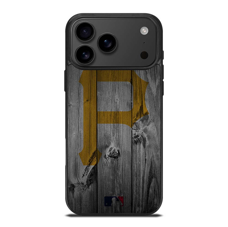 PITTSBURGH PIRATES BASEBALL MLB WOOD LOGO iPhone 17 Pro Max Case Cover