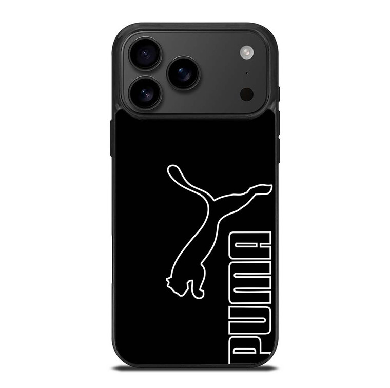 PUMA LOGO BLACK iPhone 17 Pro Max Case Cover