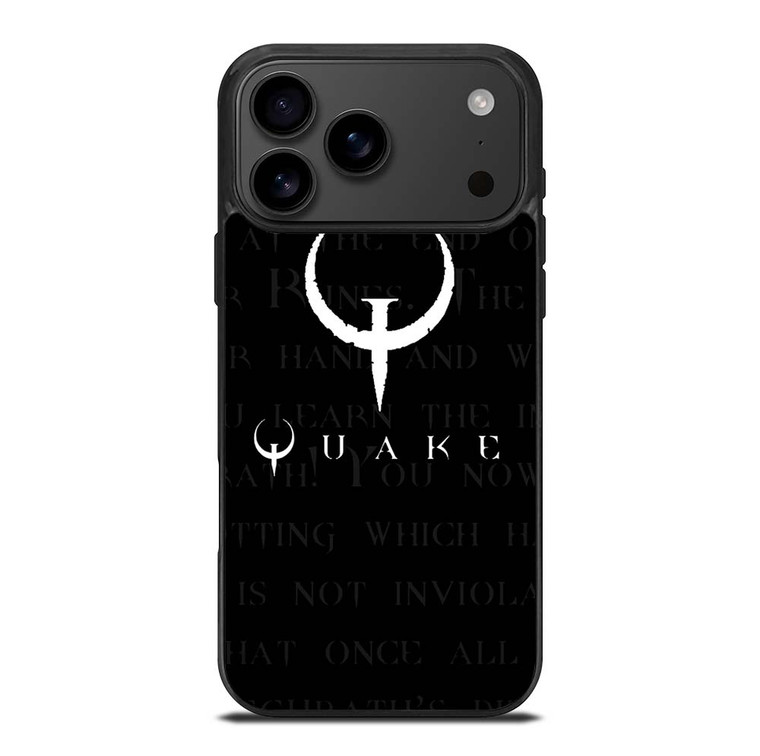 QUAKE GAMES LOGO 2 iPhone 17 Pro Max Case Cover
