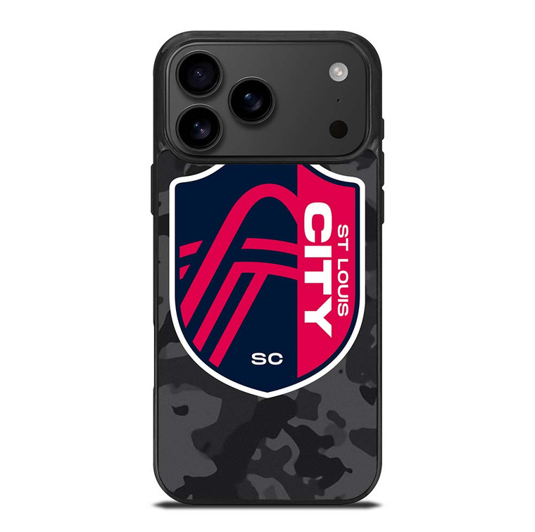 SAINT LOUIS CITY MLS BLACK CAMO iPhone 17 Pro Max Case Cover