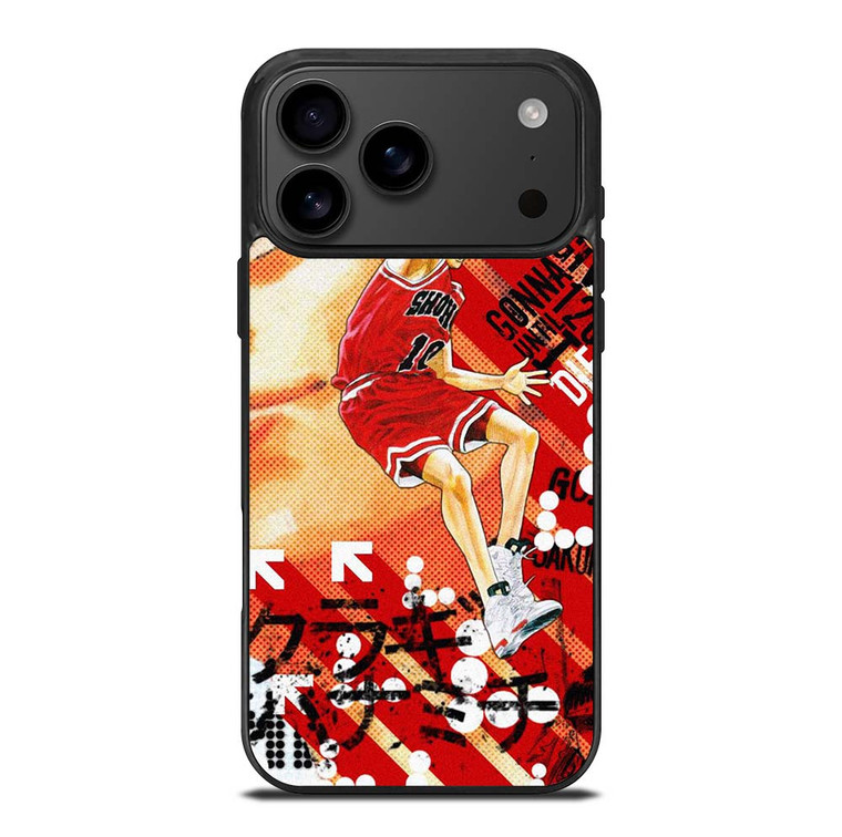 SAKURAGI HANAMICHI SLAM DUNK ANIME 2 iPhone 17 Pro Max Case Cover