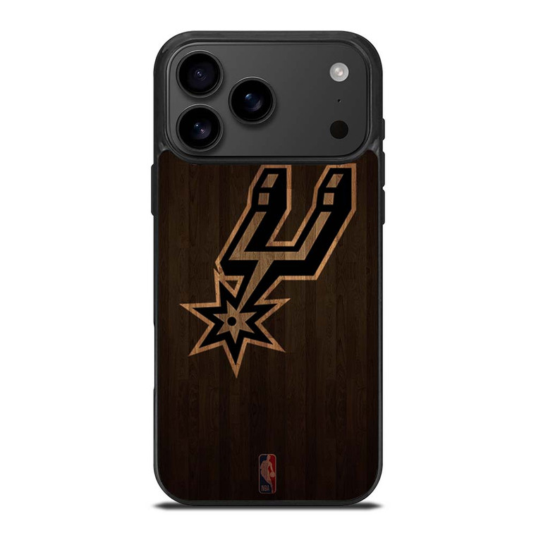 SAN ANTONIO SPURS BASKETBALL COURT NBA iPhone 17 Pro Max Case Cover