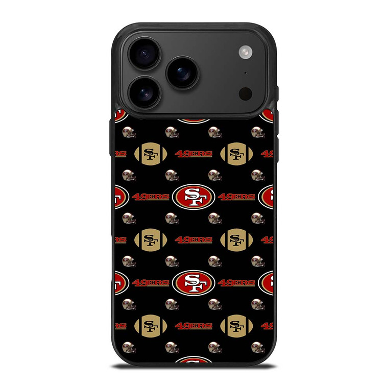 SAN FRANCISCO 49ERS FOOTBALL PATTERN iPhone 17 Pro Max Case Cover