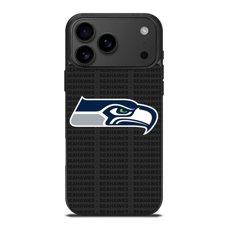SEATTLE SEAHAWKS FOOTBALL TEXT iPhone 17 Pro Max Case Cover